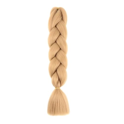 Haar Knoten Haarteil 24 Zoll Jumbo Braids Extensions Synthetisches Flechthaar Afro Ombre Farbe Kanekalon Haar For Kinder Zopf(27) von YFDGD