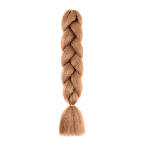 Haar Knoten Haarteil 24 Zoll Jumbo Braids Extensions Synthetisches Flechthaar Afro Ombre Farbe Kanekalon Haar For Kinder Zopf(30) von YFDGD