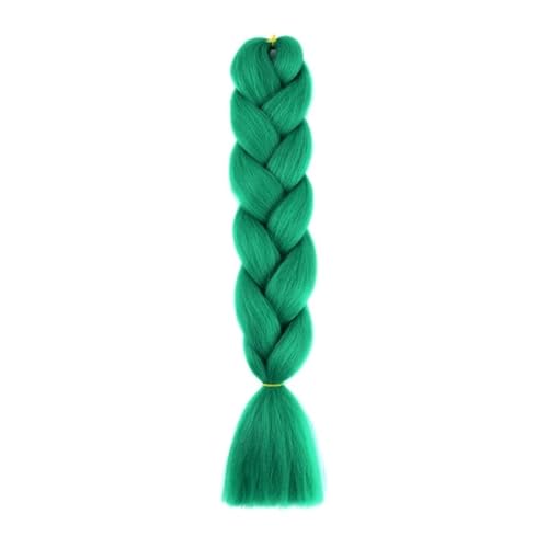 Haar Knoten Haarteil 24 Zoll Jumbo Braids Extensions Synthetisches Flechthaar Afro Ombre Farbe Kanekalon Haar For Kinder Zopf(A24) von YFDGD