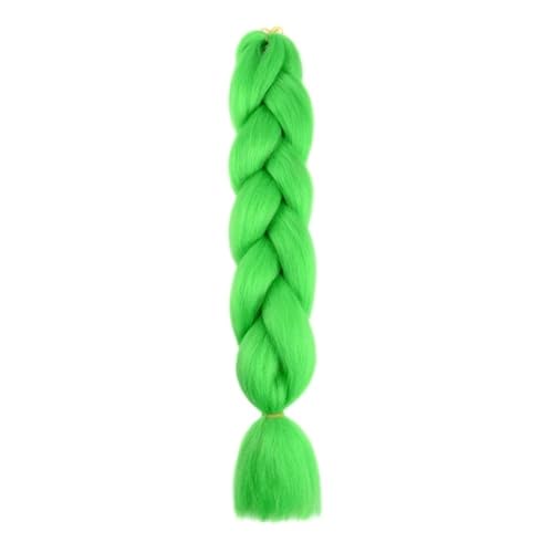 Haar Knoten Haarteil 24 Zoll Jumbo Braids Extensions Synthetisches Flechthaar Afro Ombre Farbe Kanekalon Haar For Kinder Zopf(A26) von YFDGD