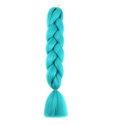 Haar Knoten Haarteil 24 Zoll Jumbo Braids Extensions Synthetisches Flechthaar Afro Ombre Farbe Kanekalon Haar For Kinder Zopf(A27) von YFDGD