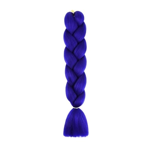 Haar Knoten Haarteil 24 Zoll Jumbo Braids Extensions Synthetisches Flechthaar Afro Ombre Farbe Kanekalon Haar For Kinder Zopf(A29) von YFDGD