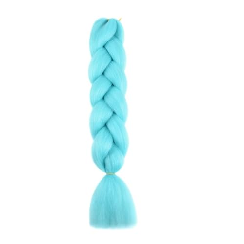 Haar Knoten Haarteil 24 Zoll Jumbo Braids Extensions Synthetisches Flechthaar Afro Ombre Farbe Kanekalon Haar For Kinder Zopf(A32) von YFDGD