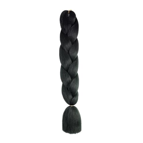 Haar Knoten Haarteil 24 Zoll Jumbo Braids Extensions Synthetisches Flechthaar Afro Ombre Farbe Kanekalon Haar For Kinder Zopf(B14) von YFDGD