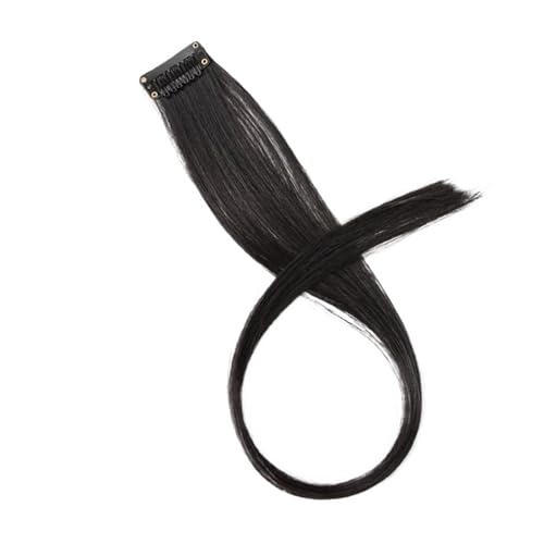 Haar Knoten Haarteil Alileader Synthetische Clip-In-Haarverlängerungen, 50 Cm, Glatt, Lang, Haarteile For Frauen Und Mädchen, Regenbogen, 57 Farben(15) von YFDGD