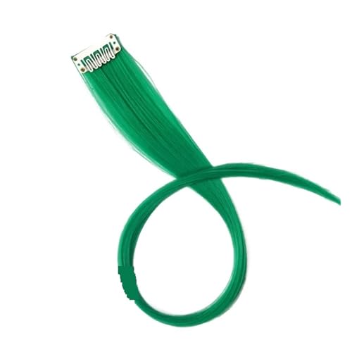 Haar Knoten Haarteil Alileader Synthetische Clip-In-Haarverlängerungen, 50 Cm, Glatt, Lang, Haarteile For Frauen Und Mädchen, Regenbogen, 57 Farben(35) von YFDGD