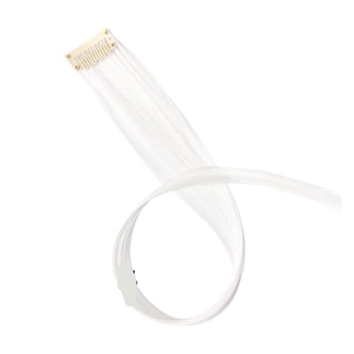 Haar Knoten Haarteil Alileader Synthetische Clip-In-Haarverlängerungen, 50 Cm, Glatt, Lang, Haarteile For Frauen Und Mädchen, Regenbogen, 57 Farben(55) von YFDGD