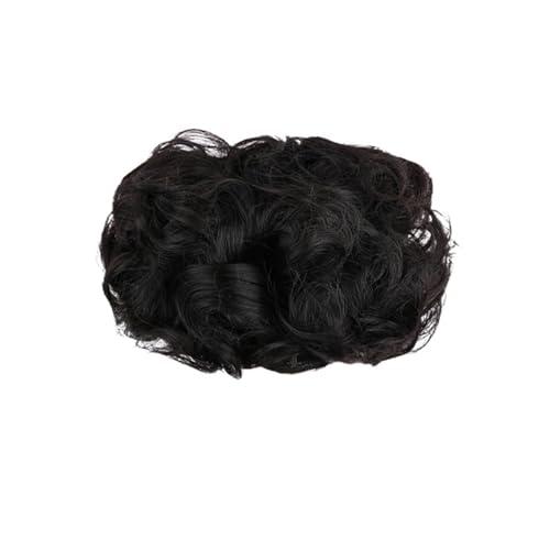 Haar Knoten Haarteil Synthetische Große Kammclips In Lockiger Haarverlängerung Gefälschte Haarteile Chignon Frauen Hochsteckfrisur Abdeckung Haarteilverlängerung Haarknoten(I) von YFDGD