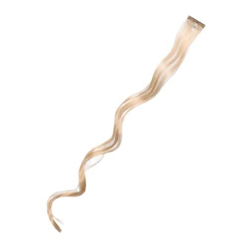 Haar Knoten Haarteil Synthetische Haarverlängerungen Mit Einem Clip, Hitzebeständiges Regenbogen-Haarteil For Kinder Und Frauen, Langes, Lockiges, Gewelltes, Buntes Haar(133) von YFDGD