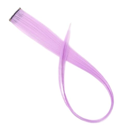 Haar Knoten Haarteil Synthetische Haarverlängerungen Mit Einem Clip, Hitzebeständiges Regenbogen-Haarteil For Kinder Und Frauen, Langes, Lockiges, Gewelltes, Buntes Haar(134) von YFDGD