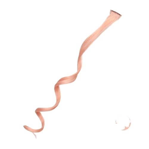 Haar Knoten Haarteil Synthetische Haarverlängerungen Mit Einem Clip, Hitzebeständiges Regenbogen-Haarteil For Kinder Und Frauen, Langes, Lockiges, Gewelltes, Buntes Haar(138) von YFDGD