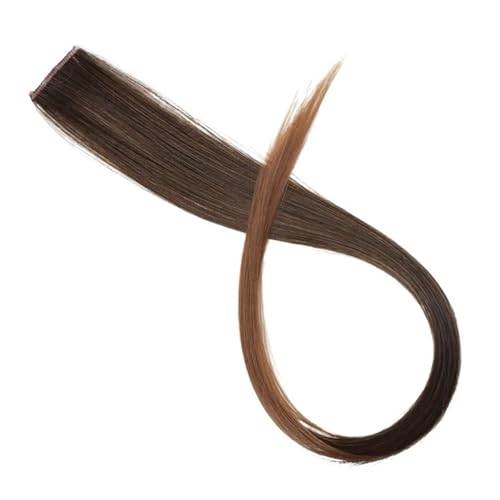 Haar Knoten Haarteil Synthetische Haarverlängerungen Mit Einem Clip, Hitzebeständiges Regenbogen-Haarteil For Kinder Und Frauen, Langes, Lockiges, Gewelltes, Buntes Haar(66H) von YFDGD