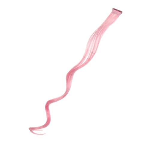 Haar Knoten Haarteil Synthetische Haarverlängerungen Mit Einem Clip, Hitzebeständiges Regenbogen-Haarteil For Kinder Und Frauen, Langes, Lockiges, Gewelltes, Buntes Haar(EX41-135) von YFDGD