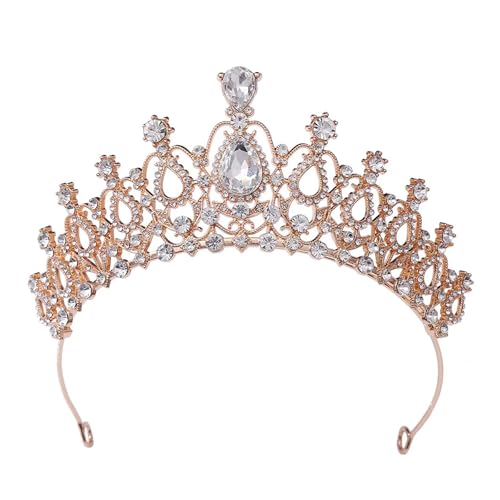 Lässiger Schmuck Tiaras Pageant Mädchen Prinzessin Geburtstag Perty Krone Zart Bequem(C2) von YFDGD