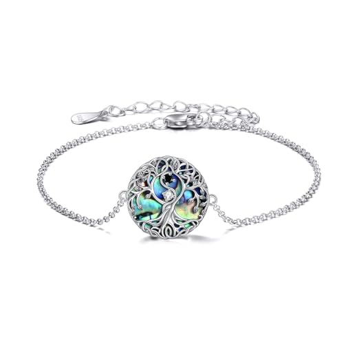 YFN Baum des Lebens Armband Sterling Silber Yin Yang Lebensbaum Armband Schmuck Geschenke für Damen von YFN