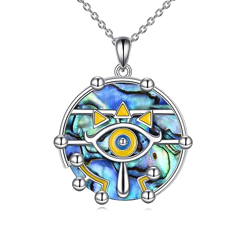 YFN Zelda Halskette Anhänger Sterling Silber Legend of Zelda Schmuck Geschenke für Männer Frauen Jungen (1) von YFN