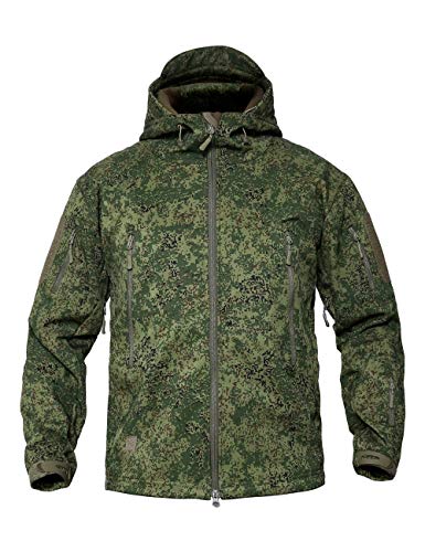 YFNT Herren Taktisch Softshell Fleecejacke Camouflage Militär Hoodie Winddicht Wasserdicht Mantel Jacken Skijacke, Tarnung Ruinieren, XXL YFNT Herren Taktisch Softshell Fleecejacke Camouflage Militär Hoodie Winddicht Wasserdicht Mantel Jacken Skijacke, Tarnung Ruinieren, XXL von YFNT