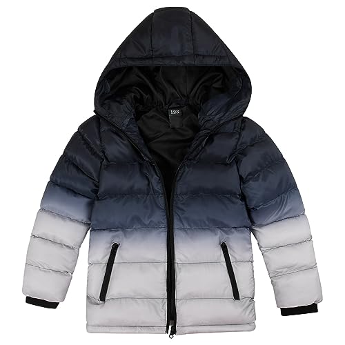 YFPICO Winterjacke Kinder Jungen Verdicken Gradientenfarbe Drucke Wintermantel mit Kapuze,Jungen Winterjacke Parka Baumwoll Steppjacke Warmer Kinderjacke YFPICO Winterjacke Kinder Jungen Verdicken Gradientenfarbe Drucke Wintermantel mit Kapuze,Jungen Winterjacke Parka Baumwoll Steppjacke Warmer Kinderjacke von YFPICO