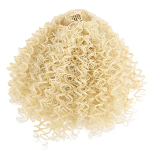 Curly Ponytail Extension Elastic Draw String Ponytail Extension Synthetic Afro Curly Ponytail für Frauen Curly Ponytail Extension Elastic Draw String Ponytail Extension Synthetic Afro Curly Ponytail für Frauen von YFSAN