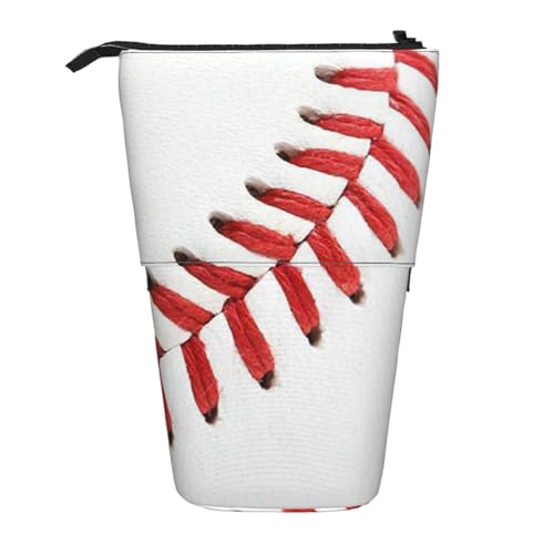 YFSGDLBN Baseball-Federmäppchen mit Schnürung, bedruckt, Teleskop, vertikal von YFSGDLBN