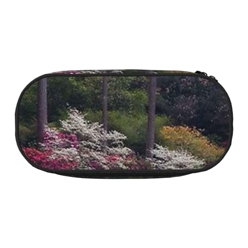 YFSGDLBN Bedrucktes Federmäppchen, Golfplatz, Federmäppchen, tragbare Schreibwaren-Tasche, Schwarz , Einheitsgröße, Münztasche von YFSGDLBN