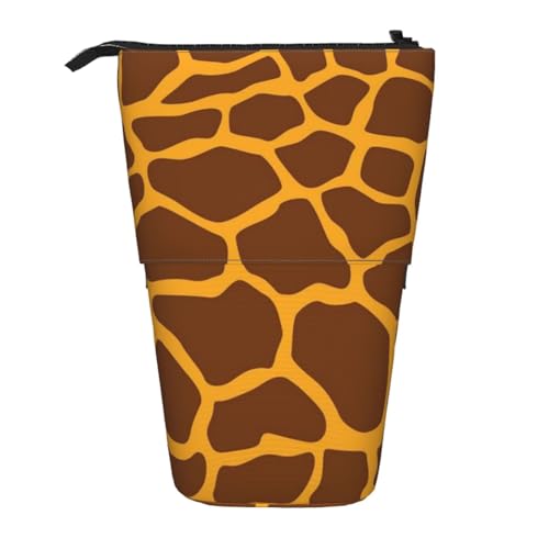YFSGDLBN Bedrucktes Federmäppchen mit Giraffen-Druck, Teleskop-Federmäppchen von YFSGDLBN