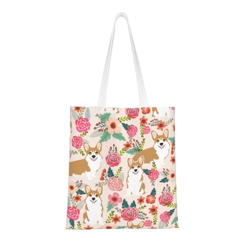 YFSGDLBN Corgi Einkaufstasche, Handtasche, Schultertasche YFSGDLBN Corgi Einkaufstasche, Handtasche, Schultertasche von YFSGDLBN