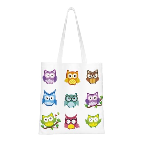 YFSGDLBN Einkaufstasche, Handtasche, Schultertasche mit Eulen-Motiv YFSGDLBN Einkaufstasche, Handtasche, Schultertasche mit Eulen-Motiv von YFSGDLBN