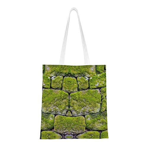 YFSGDLBN Einkaufstasche, Handtasche, Schultertasche mit Moosstein-Motiv YFSGDLBN Einkaufstasche, Handtasche, Schultertasche mit Moosstein-Motiv von YFSGDLBN