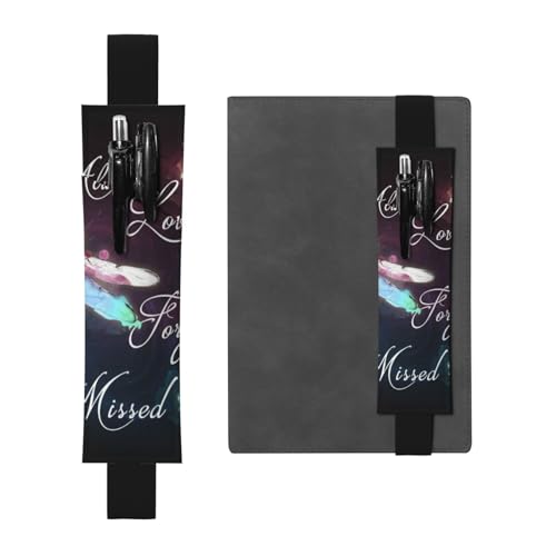 YFSGDLBN Farbenfrohes Libellen-bedrucktes Leder-Federmäppchen, Lesezeichen, Federmäppchen, Schwarz , Einheitsgröße, Münztasche von YFSGDLBN