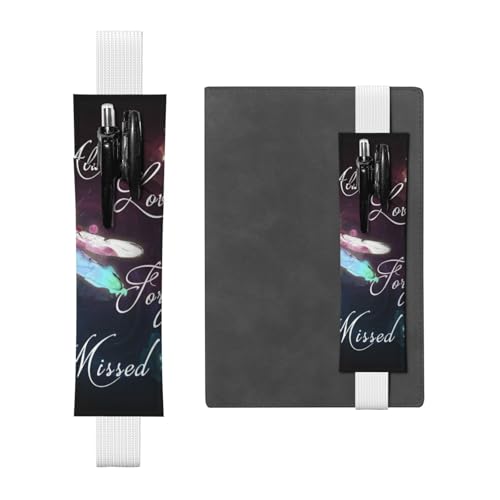 YFSGDLBN Farbenfrohes Libellen-bedrucktes Leder-Federmäppchen, Lesezeichen, Federmäppchen, weiß, Einheitsgröße, Münztasche von YFSGDLBN