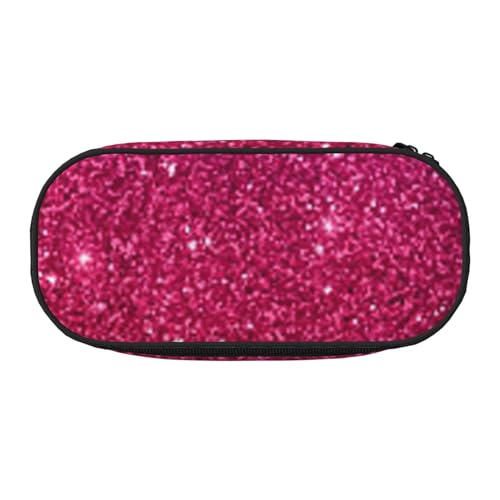 YFSGDLBN Federmäppchen mit Farbverlauf, Pailletten, glitzernd, bedruckt, Federmäppchen, tragbare Schreibwaren-Tasche, Schwarz , Einheitsgröße, Münztasche von YFSGDLBN