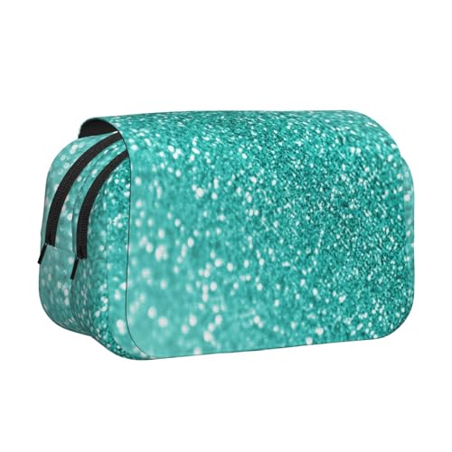 YFSGDLBN Federmäppchen mit Glitzer-Aufdruck, doppeltes Klappetui von YFSGDLBN