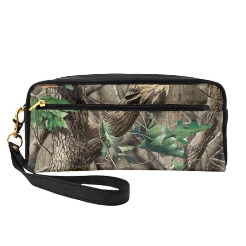 YFSGDLBN Federmäppchen mit Harthölzer-Motiv, klein, Camouflage-Muster, Grün von YFSGDLBN