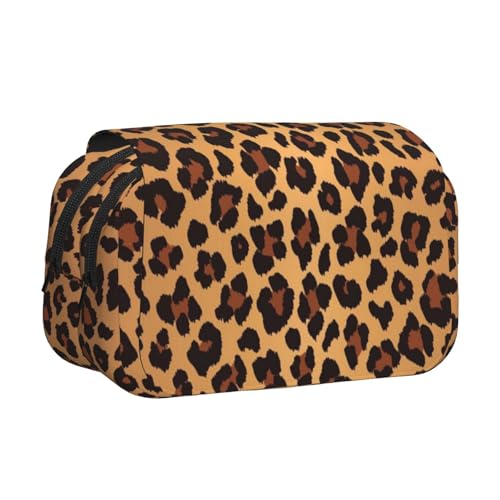 YFSGDLBN Federmäppchen mit Leopardenmuster, doppeltes Klappetui von YFSGDLBN
