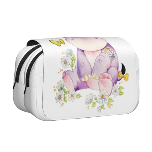 YFSGDLBN Federmäppchen mit Schmetterlings-Motiv, doppeltes Klappetui von YFSGDLBN