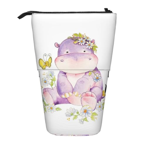 YFSGDLBN Federmäppchen mit Schmetterlingsmotiv, Teleskop, vertikal von YFSGDLBN