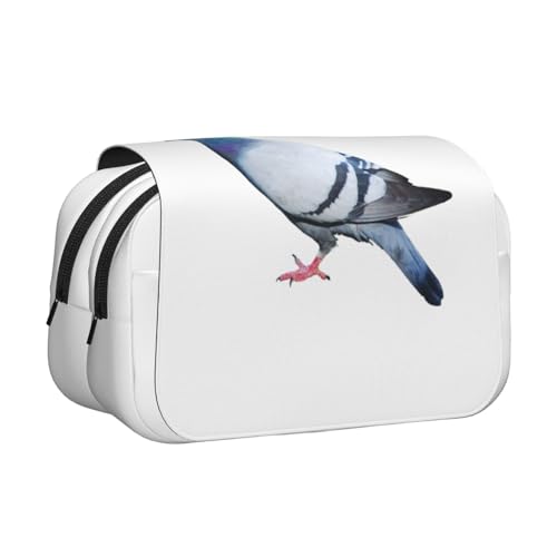 YFSGDLBN Federmäppchen mit Tauben-Aufdruck, doppeltes Federmäppchen von YFSGDLBN