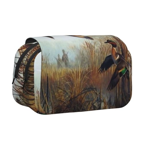 YFSGDLBN Federmäppchen mit doppeltem Klappetui, Motiv: Jagd, Wildnis von YFSGDLBN