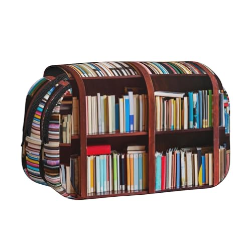 YFSGDLBN Federmäppchen mit doppeltem Klappetui, mit Büchern von YFSGDLBN