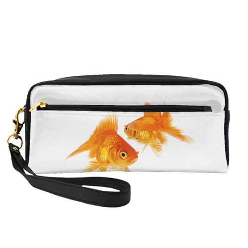 YFSGDLBN Federmäppchen mit niedlichem Goldfischmotiv, kleine Make-up-Tasche, Aufbewahrungstasche von YFSGDLBN