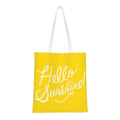 YFSGDLBN Goodlooking Hello Sunshine bedruckte Einkaufstasche Handtasche Schultertasche YFSGDLBN Goodlooking Hello Sunshine bedruckte Einkaufstasche Handtasche Schultertasche von YFSGDLBN