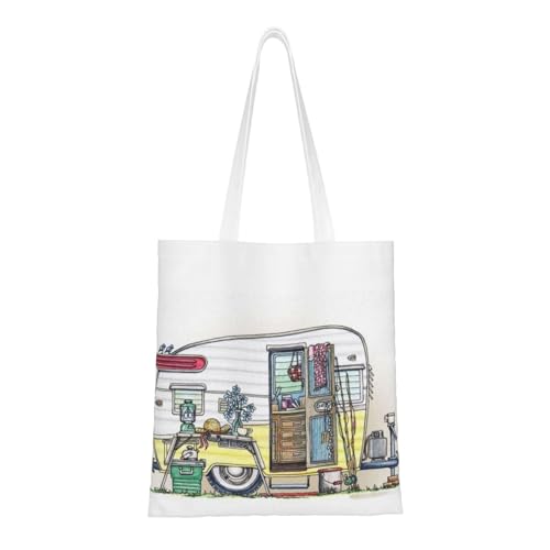 YFSGDLBN Happy Campers bedruckte Totes Einkaufstasche Handtasche Schultertasche YFSGDLBN Happy Campers bedruckte Totes Einkaufstasche Handtasche Schultertasche von YFSGDLBN