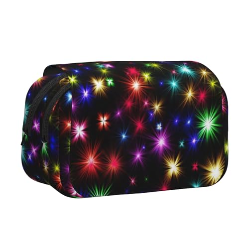 YFSGDLBN Helles, schönes, buntes Federmäppchen mit Kunstdruck, doppeltes Federmäppchen YFSGDLBN Helles, schönes, buntes Federmäppchen mit Kunstdruck, doppeltes Federmäppchen von YFSGDLBN