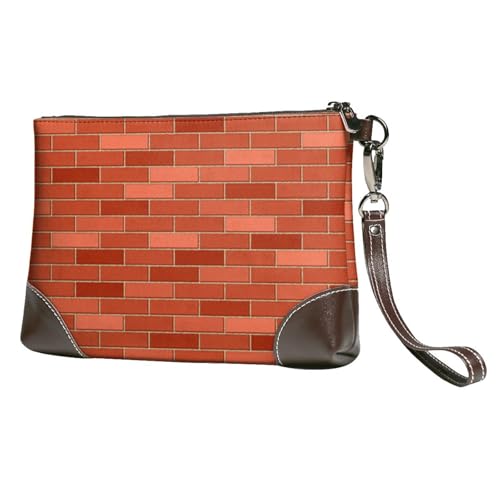 YFSGDLBN Jagd fliegende Wildleder-Clutch-Tasche aus echtem Leder, Geldbörse, Clutch, Reißverschluss, Kartenetui, Rote Ziegelmauer., Einheitsgröße YFSGDLBN Jagd fliegende Wildleder-Clutch-Tasche aus echtem Leder, Geldbörse, Clutch, Reißverschluss, Kartenetui, Rote Ziegelmauer., Einheitsgröße von YFSGDLBN