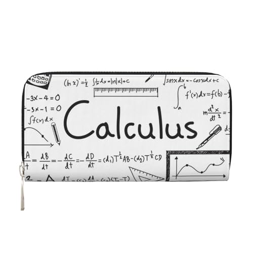 YFSGDLBN Math Geometrie Geek Calculus Printed Leather Hand Wallet Long Genuine Leather Wallet Coin Purse, Schwarz , Einheitsgröße YFSGDLBN Math Geometrie Geek Calculus Printed Leather Hand Wallet Long Genuine Leather Wallet Coin Purse, Schwarz , Einheitsgröße von YFSGDLBN