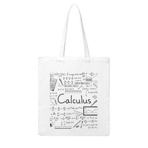 YFSGDLBN Math Geometrie Geek Calculus bedruckte Canvas-Einkaufstasche Tragetasche Schultertasche von YFSGDLBN