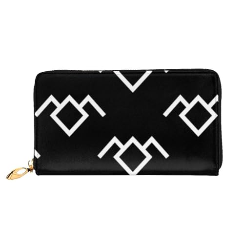 YFSGDLBN Peaks Geldbörse mit Eulen-Motiv, lang, echtes Leder, Münzgeldbörse, Clutch, Reißverschluss, Kartenaufbewahrungstasche von YFSGDLBN