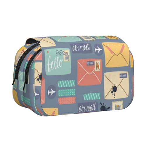 YFSGDLBN Postal Stationery Bedrucktes Doppel-Klappetui Federmäppchen von YFSGDLBN