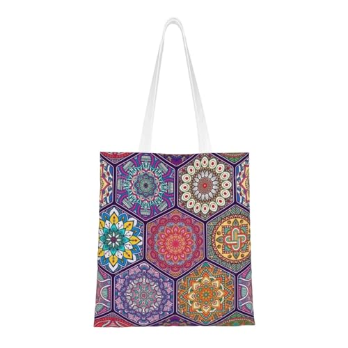 YFSGDLBN Schöne sechseckige Einkaufstasche, Handtasche, Umhängetasche von YFSGDLBN